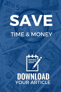 Save Time and Money